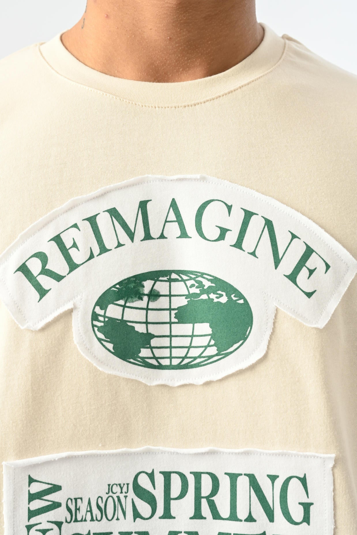 Reimagine Detaylı Oversize T-shirt JJ-25Y18