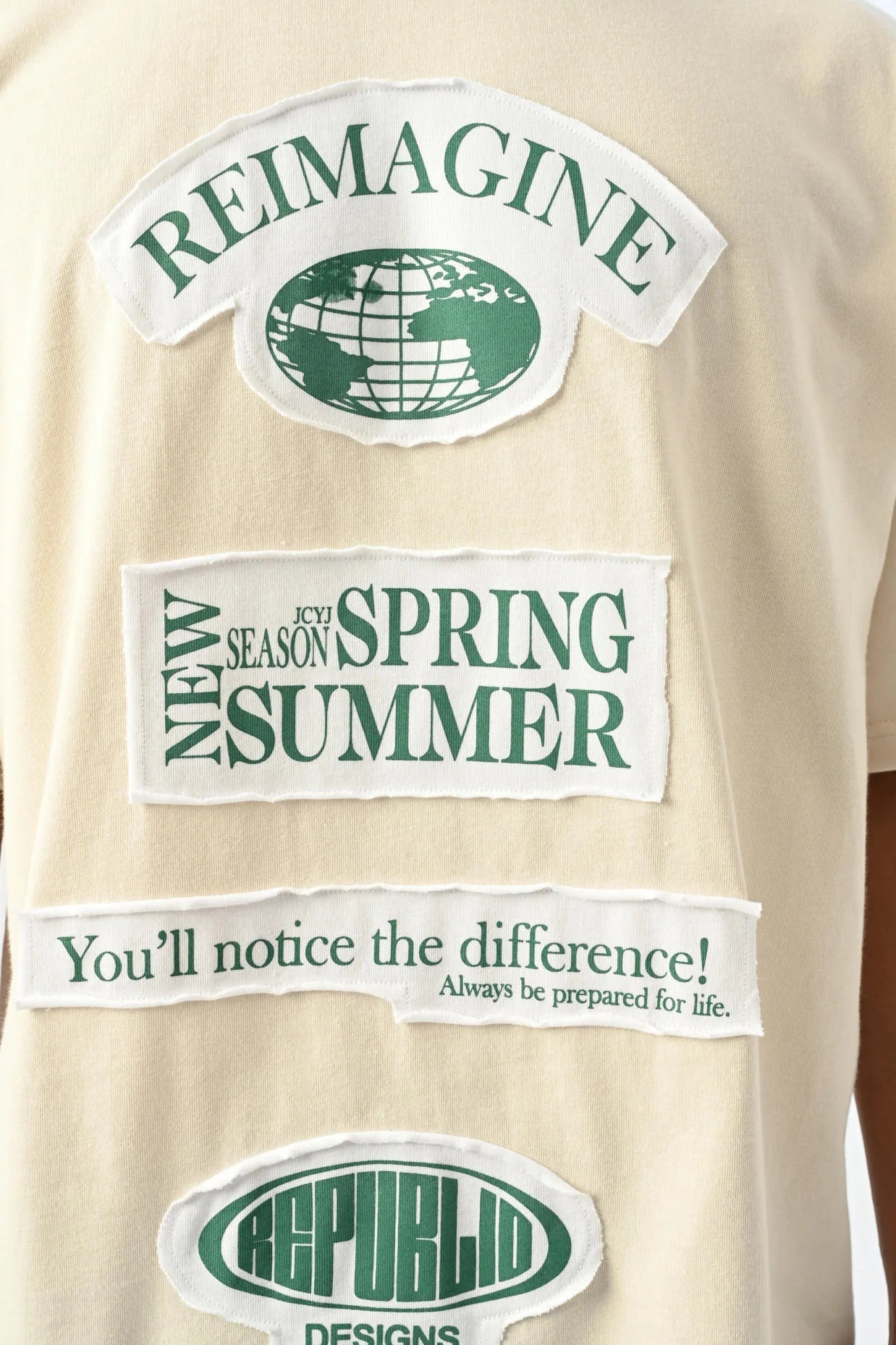 Reimagine Detaylı Oversize T-shirt JJ-25Y18