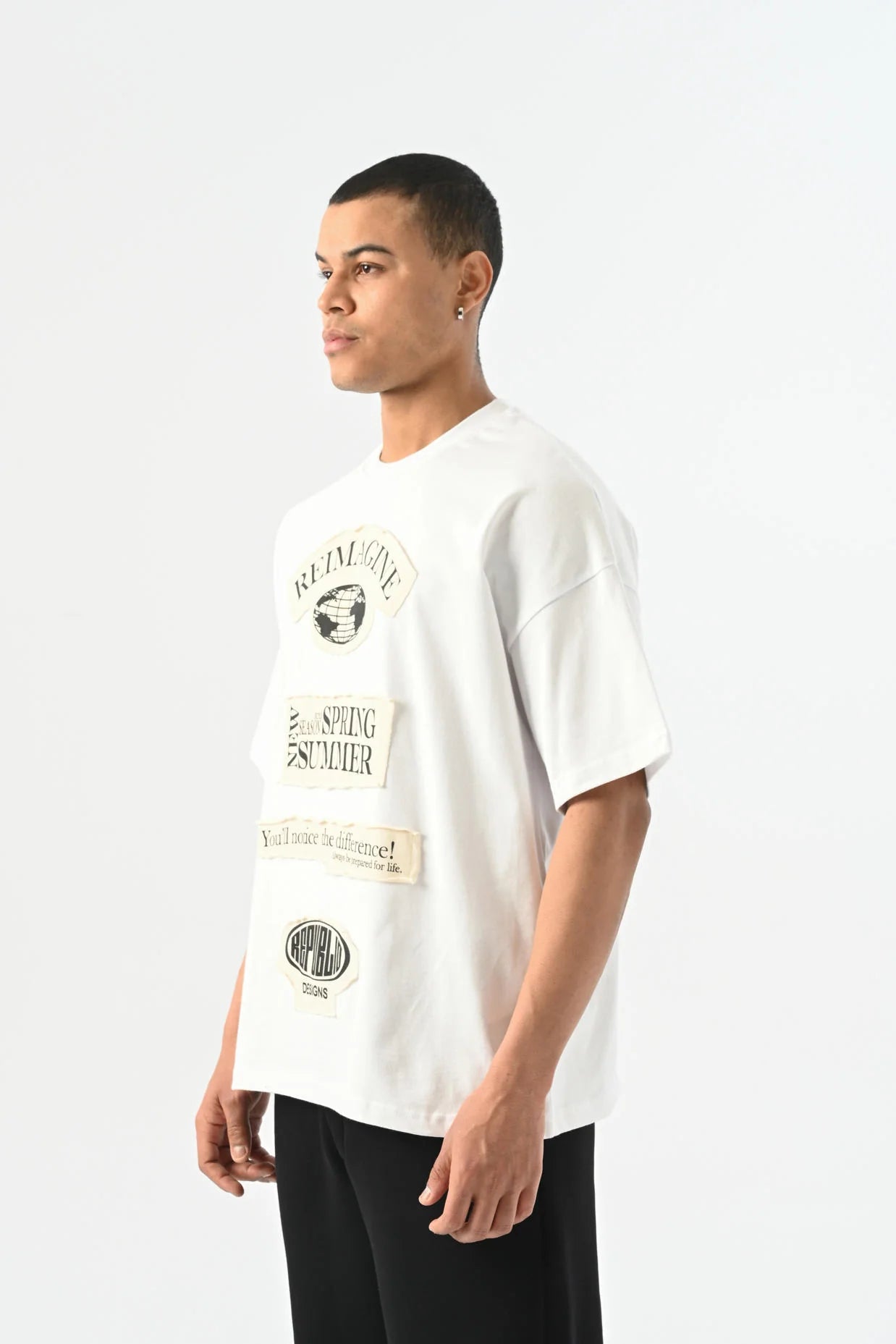 Reimagine Detaylı Oversize T-shirt JJ-25Y18