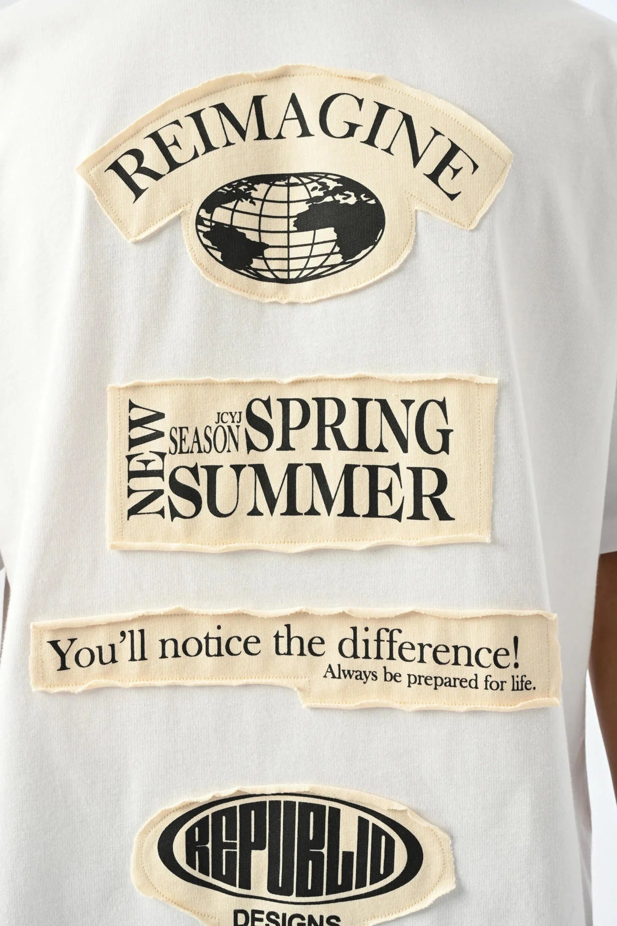 Reimagine Detaylı Oversize T-shirt JJ-25Y18