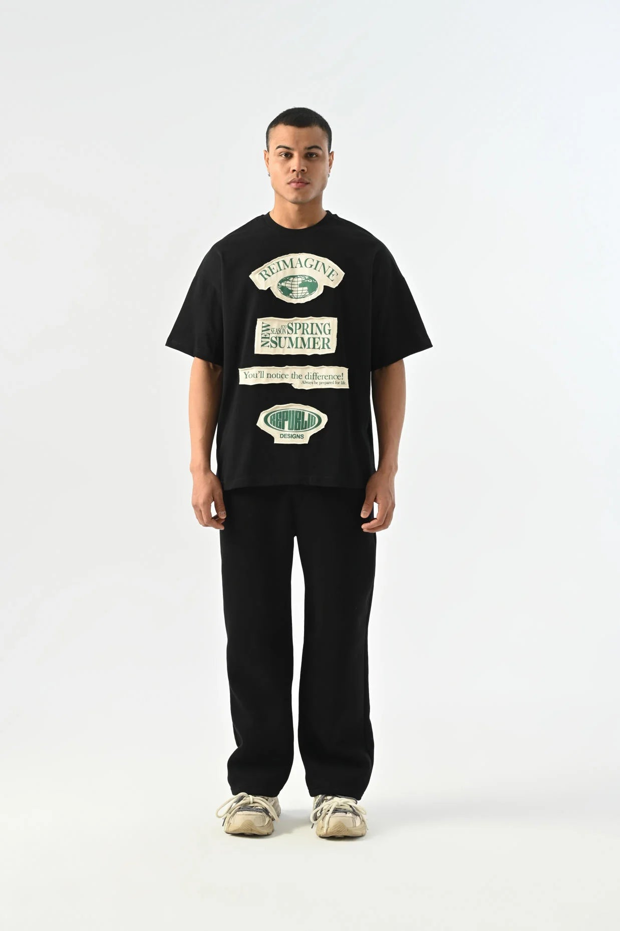 Reimagine Detaylı Oversize T-shirt JJ-25Y18