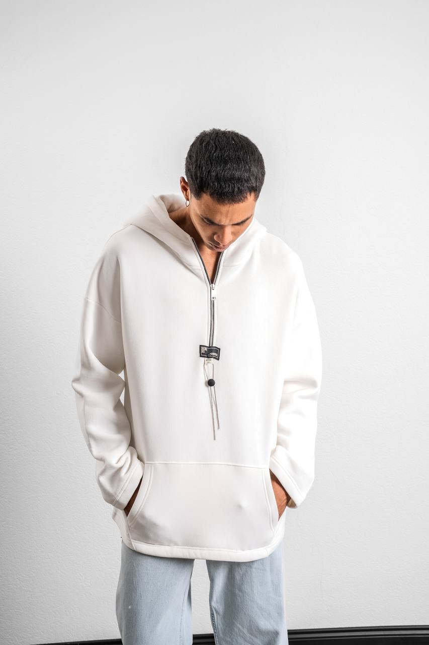 Fermuarlı Kapüşonlu Sweatshirt BRZ-71024