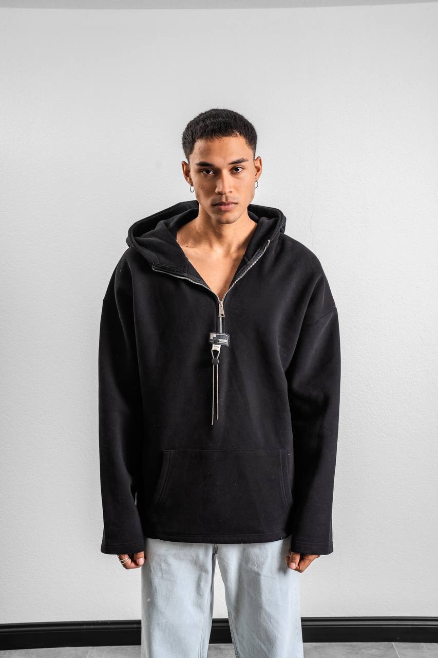 Fermuarlı Kapüşonlu Sweatshirt BRZ-71024