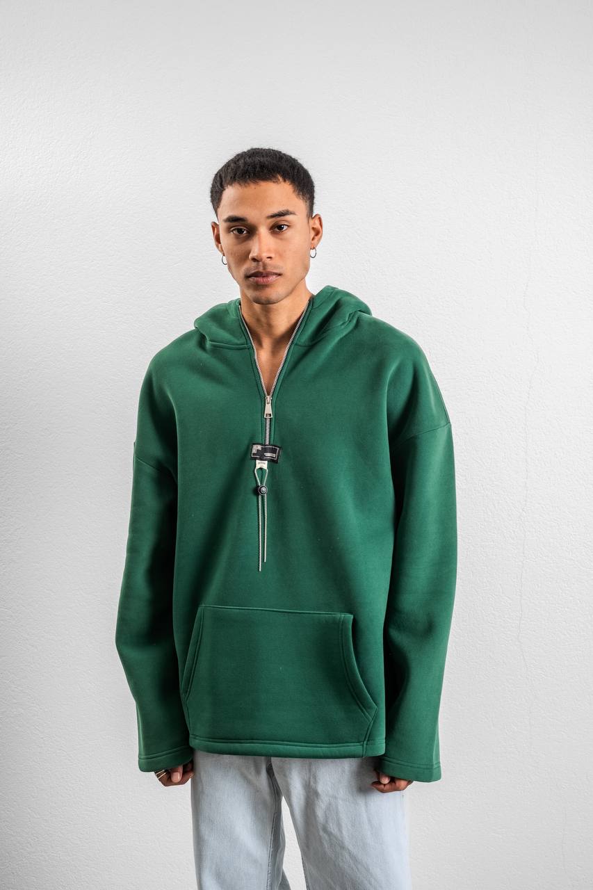 Kapuzensweatshirt mit Reißverschluss BRZ-71024