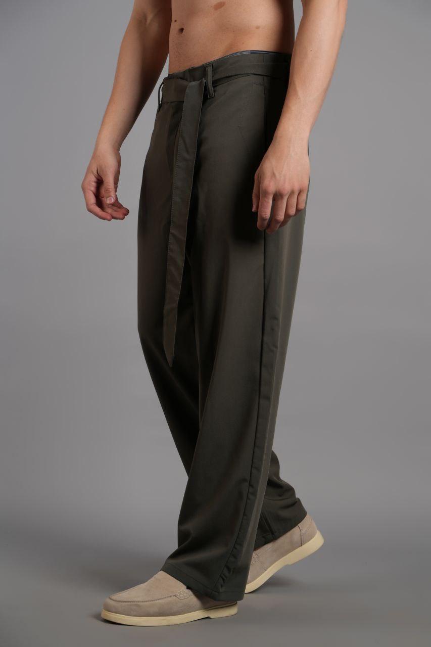 Baggy Bel Kuşaklı Pantolon YP-PAN25007