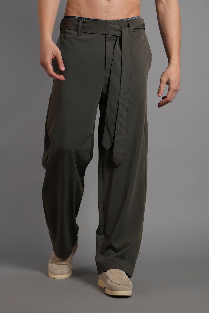 Baggy Bel Kuşaklı Pantolon YP-PAN25007