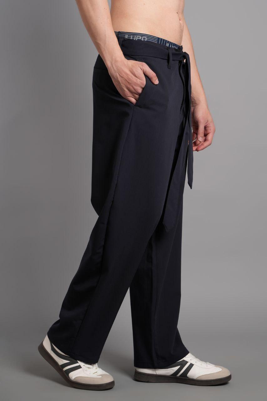 Baggy Bel Kuşaklı Pantolon YP-PAN25007