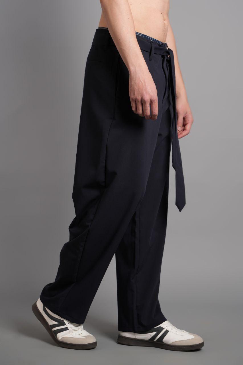 Baggy Bel Kuşaklı Pantolon YP-PAN25007