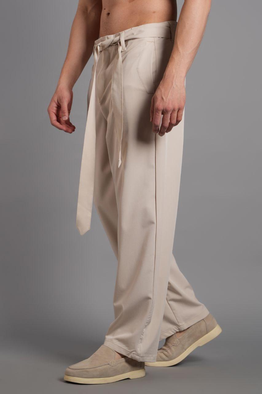 Baggy Bel Kuşaklı Pantolon YP-PAN25007
