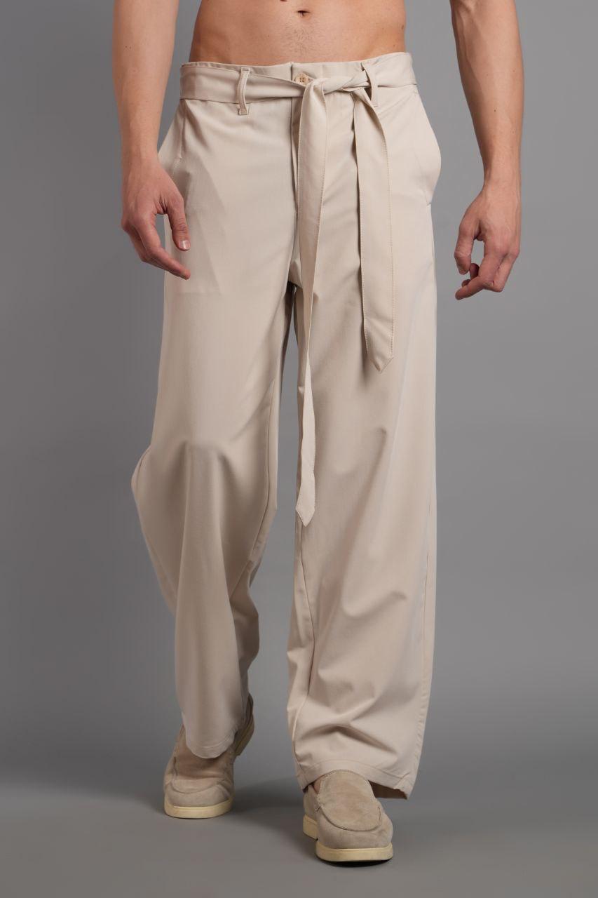 Baggy Bel Kuşaklı Pantolon YP-PAN25007